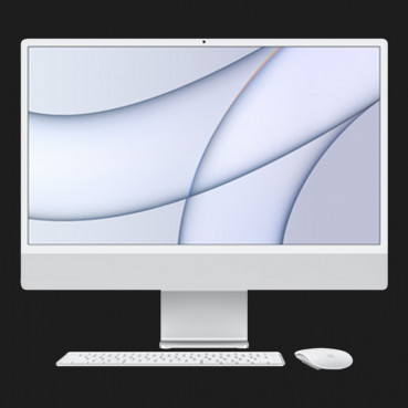 Apple iMac 24 with Retina 4.5K, 256GB, 8 CPU / 7 GPU (Silver) (MGTF3) - Фото 7
