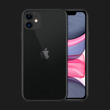 Apple iPhone 11 128GB (Black) (Slim Box) (MWLE2) - Фото 1